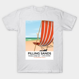 Pilling Sands Morecambe bay lancashire T-Shirt